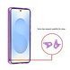 TUNIQ TUNIQ Galaxy S26 Plus Back cover coque - Magsafe - Paillettes - Cintre - Violet