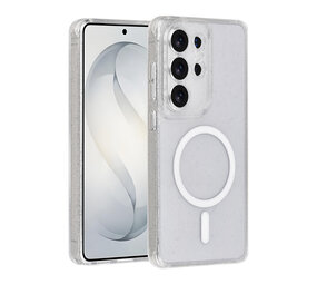 TUNIQ TUNIQ Galaxy S26 Ultra Back cover case - Magsafe - Glitter - Hanger - Transparent TUNIQ TUNIQ Galaxy S26 Ultra Back cover case - Magsafe - Glitter - Hanger - Transparent