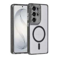 TUNIQ Galaxy S26 Ultra Back cover coque - Magsafe - Paillettes - Cintre - Noir