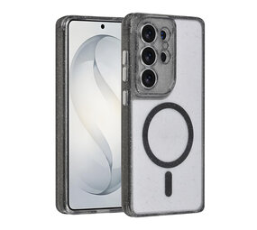 TUNIQ TUNIQ Galaxy S26 Ultra Back cover coque - Magsafe - Paillettes - Cintre - Noir TUNIQ TUNIQ Galaxy S26 Ultra Back cover coque - Magsafe - Paillettes - Cintre - Noir