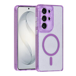 TUNIQ Galaxy S26 Ultra Backcover hoesje - Magsafe - Glitter - Hanger - Paars