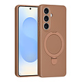 TUNIQ TUNIQ Galaxy S26 Plus Back cover case - Magsafe With Ring Stand - Hanger - Desert Brown