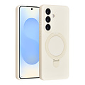 TUNIQ TUNIQ Galaxy S26 Plus Backcover hoesje - Magsafe With Ring Stand - Hanger - Antique White