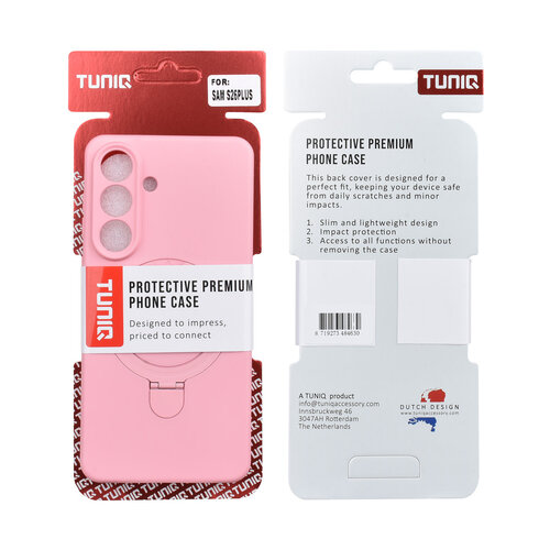 TUNIQ TUNIQ Galaxy S26 Plus Backcover hoesje - Magsafe With Ring Stand - Hanger - Sakura Pink