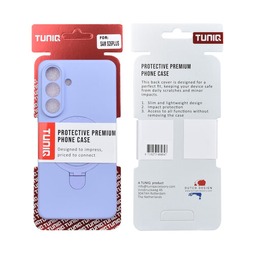 TUNIQ TUNIQ Galaxy S26 Plus Back-Cover hul - Magsafe With Ring Stand - Hanger - Lila