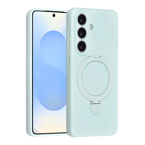 TUNIQ TUNIQ Galaxy S26 Plus Back cover coque - Magsafe With Ring Stand - Hanger - Mint Green