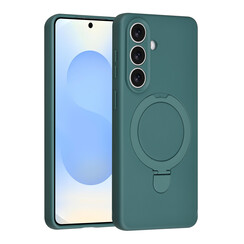 TUNIQ Galaxy S26 Plus Back cover coque - Magsafe With Ring Stand - Hanger - Vert foncé