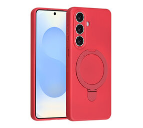 TUNIQ TUNIQ Galaxy S26 Plus Back cover case - Magsafe With Ring Stand - Hanger - Cherry Red