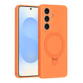 TUNIQ TUNIQ Galaxy S26 Plus Back cover case - Magsafe With Ring Stand - Hanger - Tangerine Orange