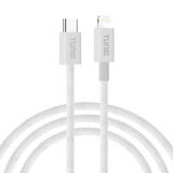 TUNIQ TUNIQ Câble de charge rapide - USB-C vers Lightning Câble 200cm - Blanc