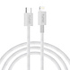 TUNIQ TUNIQ USB-C zu Lightning Kabel 200cm - Schnellladekabel - Weiß