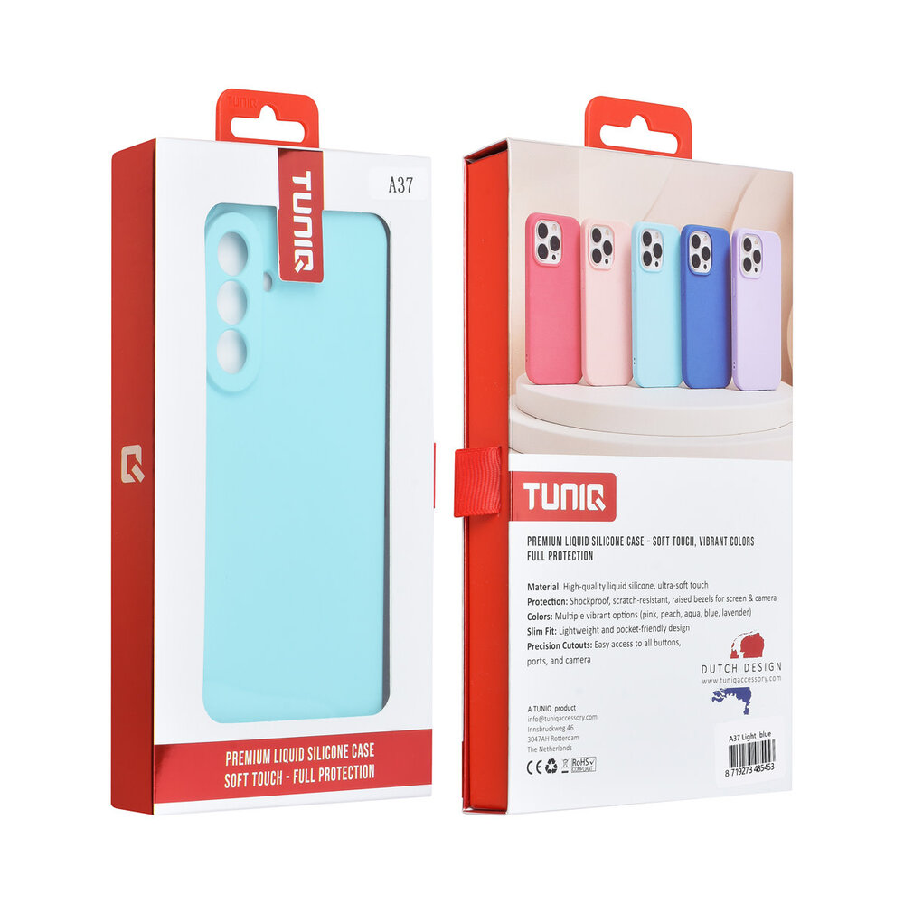 TUNIQ TUNIQ Galaxy A37 Back cover coque - Bleu corail