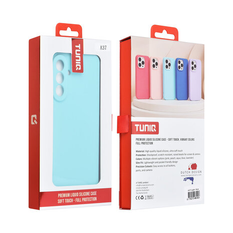 TUNIQ TUNIQ Galaxy A37 Backcover hoesje - Koraalblauw