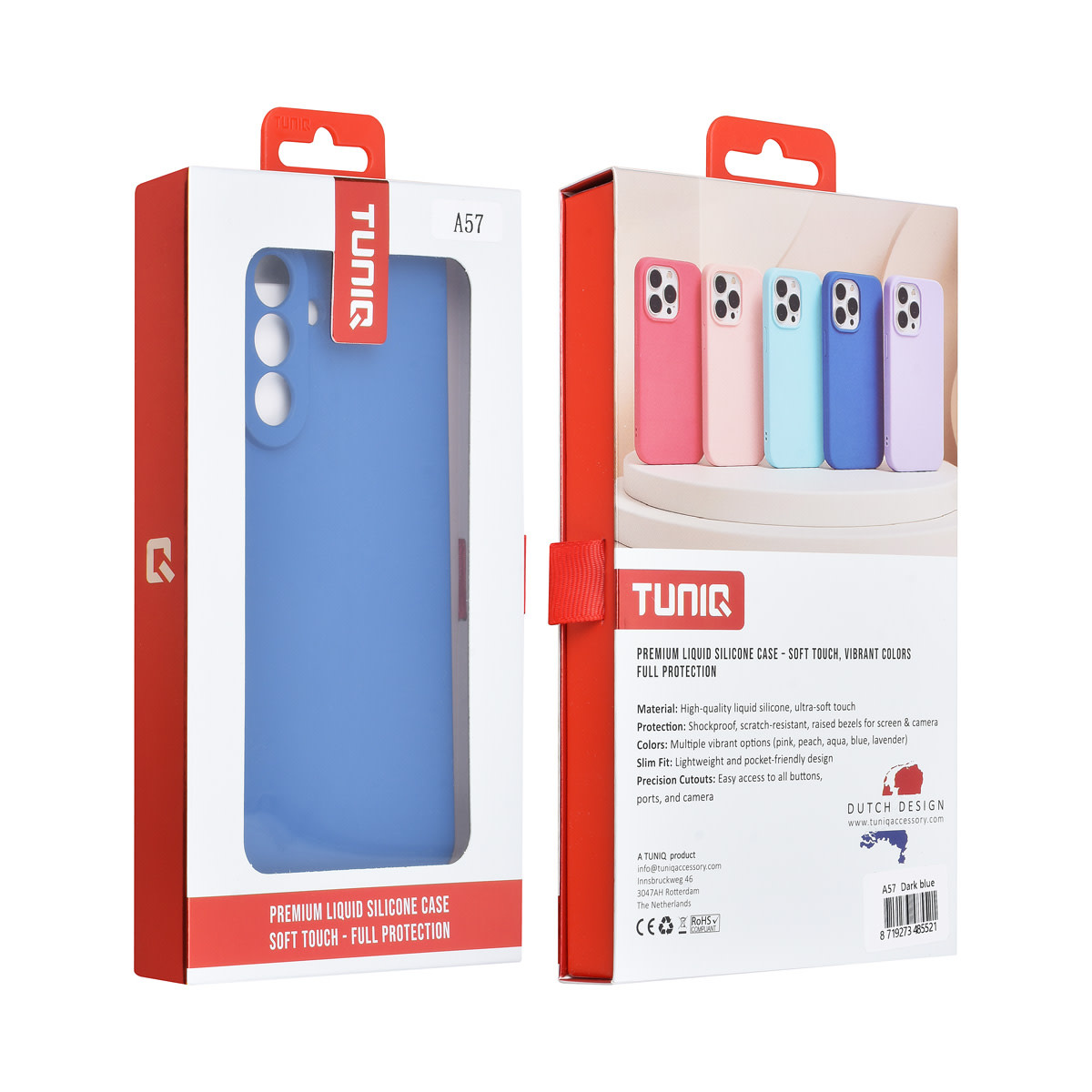 TUNIQ TUNIQ Galaxy A57 Backcover hoesje - Diepblauw, foto 3 van 3