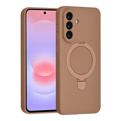 TUNIQ Galaxy A37 Back-Cover hul - Magsafe With Ring Stand - Hanger - Desert Brown