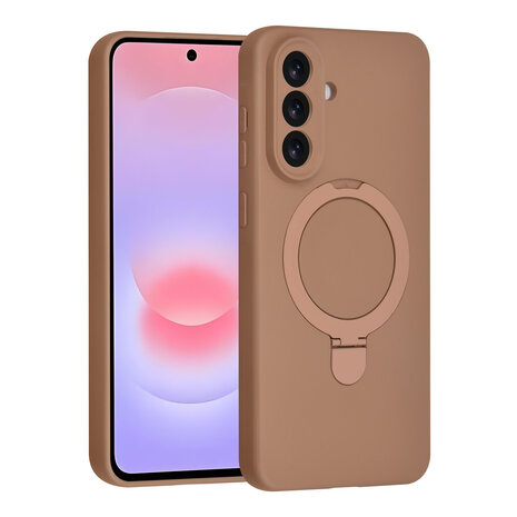 TUNIQ TUNIQ Galaxy A37 Back cover case - Magsafe With Ring Stand - Hanger - Desert Brown TUNIQ TUNIQ Galaxy A37 Back cover case - Magsafe With Ring Stand - Hanger - Desert Brown