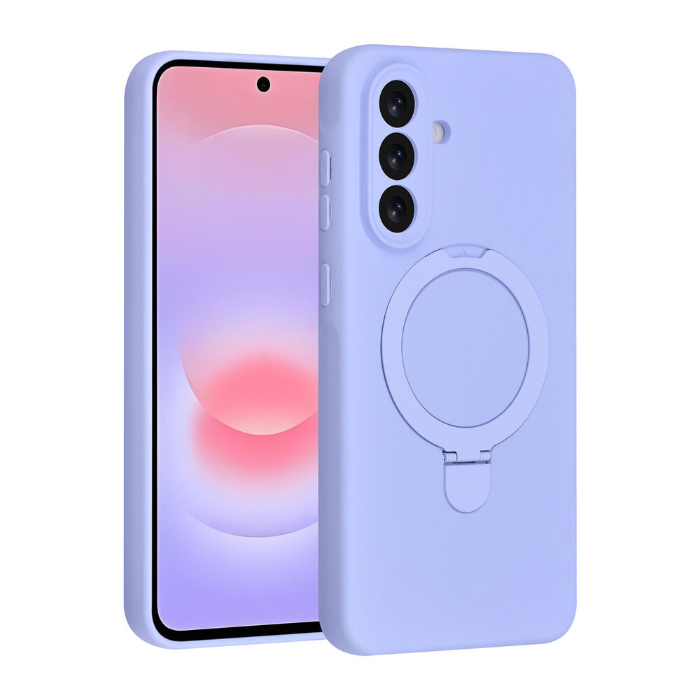 TUNIQ TUNIQ Galaxy A37 Back-Cover hul - Magsafe With Ring Stand - Hanger - Lila