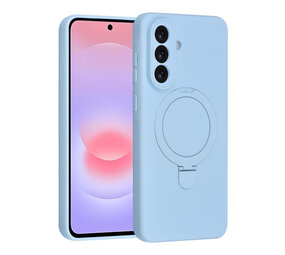 TUNIQ TUNIQ Galaxy A37 Back cover case - Magsafe With Ring Stand - Hanger - Baby Blue TUNIQ TUNIQ Galaxy A37 Back cover case - Magsafe With Ring Stand - Hanger - Baby Blue