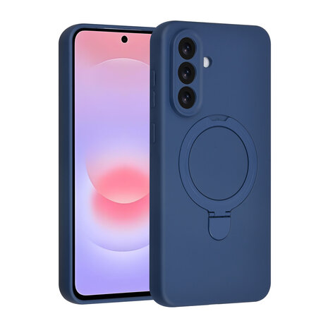 TUNIQ TUNIQ Galaxy A37 Backcover hoesje - Magsafe With Ring Stand - Hanger - Navy Blue