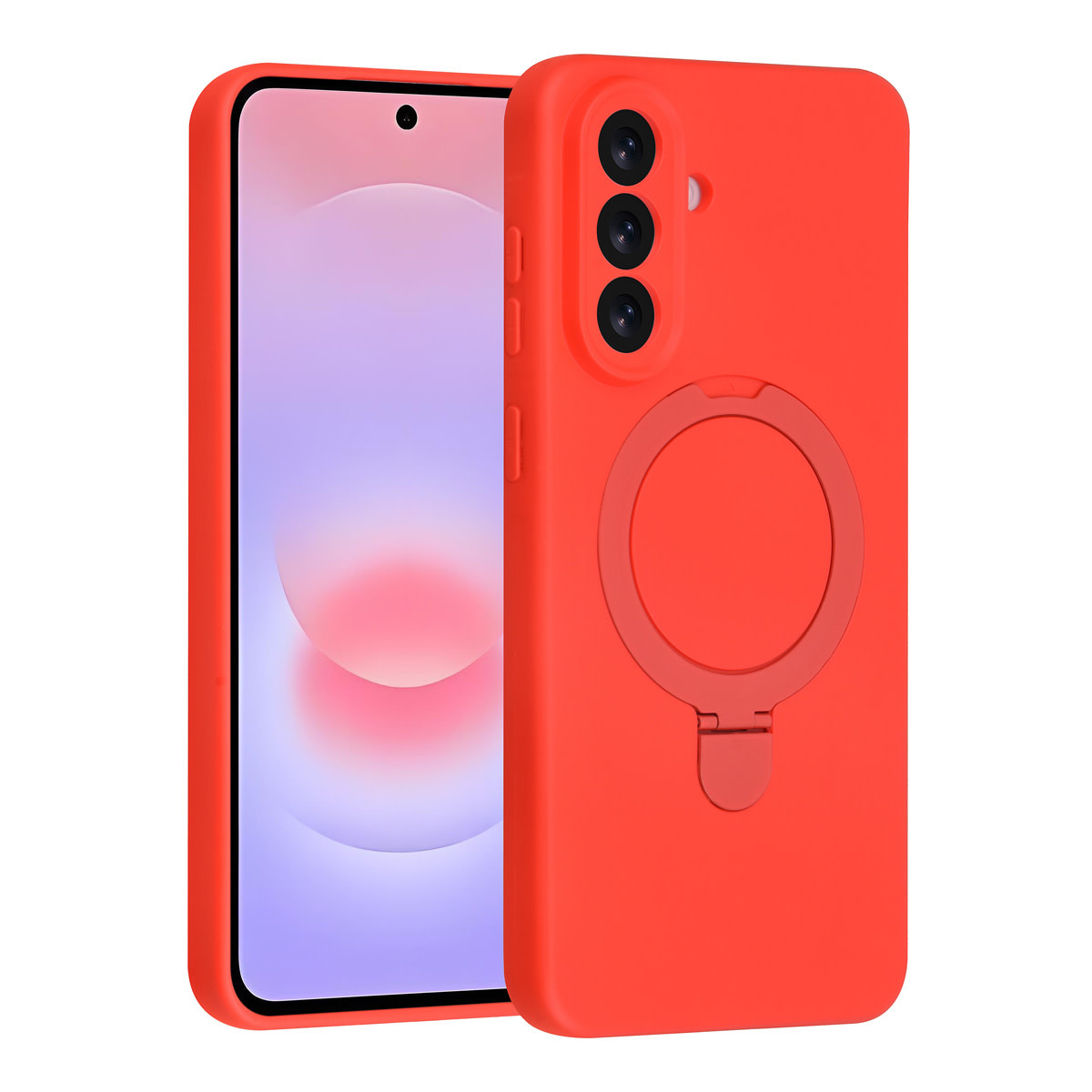 TUNIQ TUNIQ Galaxy A37 Backcover hoesje - Magsafe With Ring Stand - Hanger - Classic Red