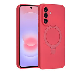 TUNIQ TUNIQ Galaxy A37 Back cover coque - Magsafe With Ring Stand - Hanger - Cherry Red TUNIQ TUNIQ Galaxy A37 Back cover coque - Magsafe With Ring Stand - Hanger - Cherry Red