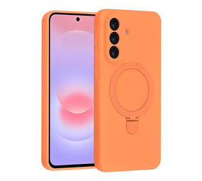 TUNIQ TUNIQ Galaxy A37 Back-Cover hul - Magsafe With Ring Stand - Hanger - Tangerine Orange