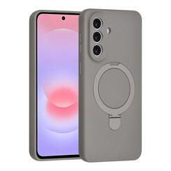 TUNIQ Galaxy A57 Backcover hoesje - Magsafe With Ring Stand - Hanger - Titanium Grey