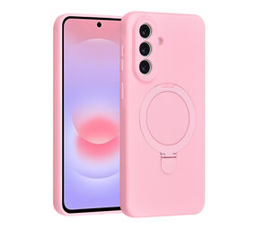 TUNIQ TUNIQ Galaxy A57 Backcover hoesje - Magsafe With Ring Stand - Hanger - Sakura Pink TUNIQ TUNIQ Galaxy A57 Backcover hoesje - Magsafe With Ring Stand - Hanger - Sakura Pink