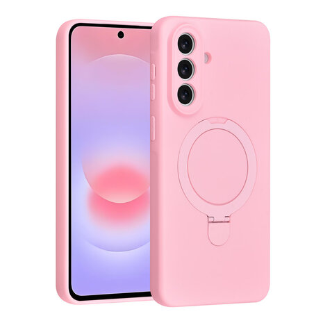 TUNIQ TUNIQ Galaxy A57 Back cover coque - Magsafe With Ring Stand - Hanger - Sakura Pink