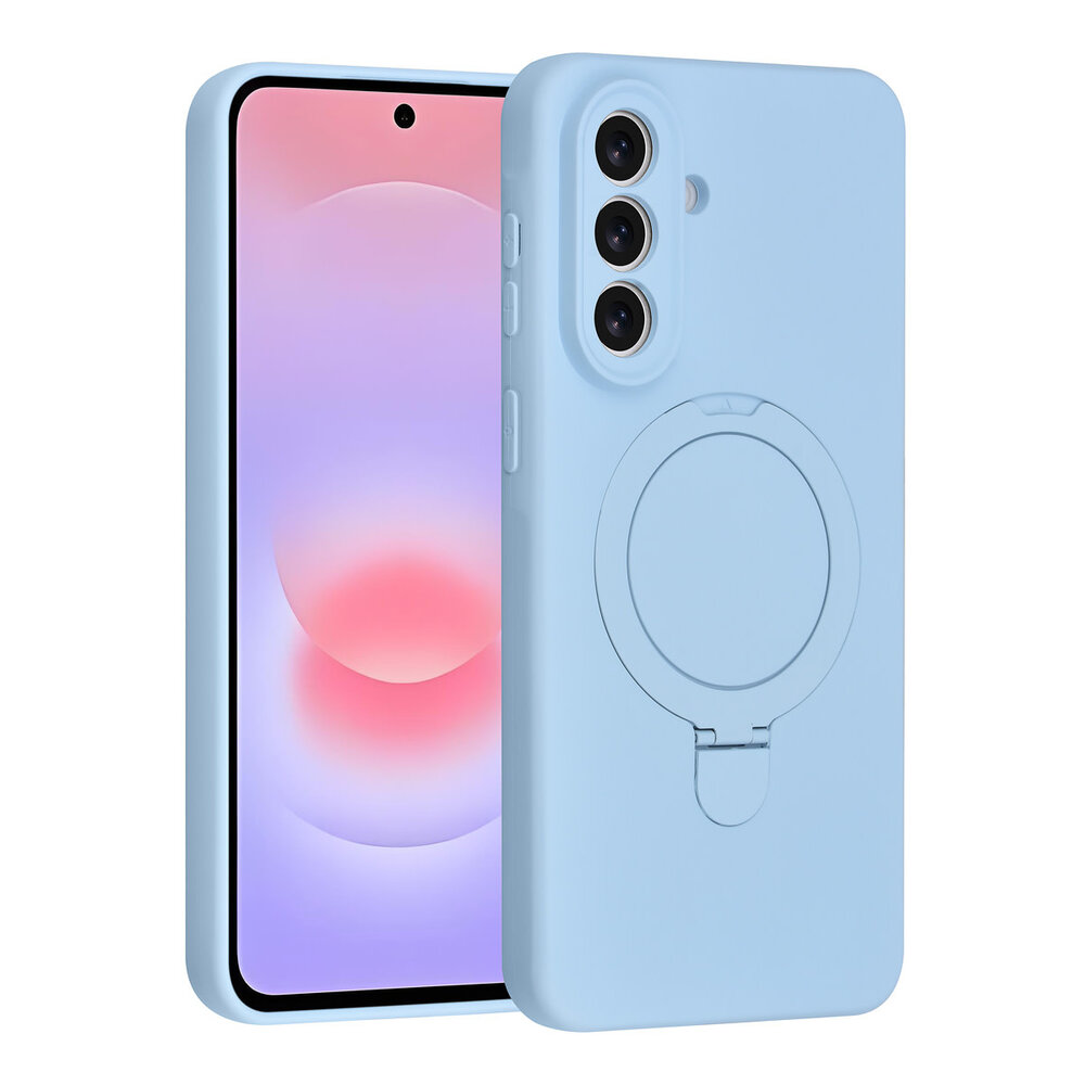 TUNIQ TUNIQ Galaxy A57 Back-Cover hul - Magsafe With Ring Stand - Hanger - Baby Blue