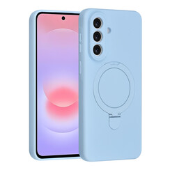 TUNIQ Galaxy A57 Backcover hoesje - Magsafe With Ring Stand - Hanger - Baby Blue