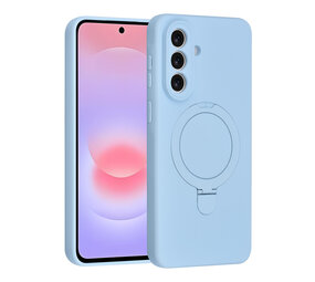 TUNIQ TUNIQ Galaxy A57 Backcover hoesje - Magsafe With Ring Stand - Hanger - Baby Blue TUNIQ TUNIQ Galaxy A57 Backcover hoesje - Magsafe With Ring Stand - Hanger - Baby Blue