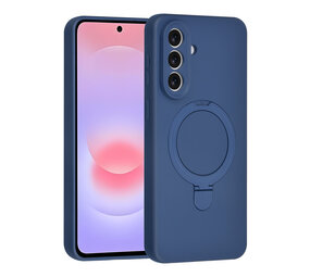 TUNIQ TUNIQ Galaxy A57 Backcover hoesje - Magsafe With Ring Stand - Hanger - Navy Blue TUNIQ TUNIQ Galaxy A57 Backcover hoesje - Magsafe With Ring Stand - Hanger - Navy Blue