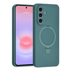 TUNIQ Galaxy A57 Backcover hoesje - Magsafe With Ring Stand - Hanger - DonkerGroen