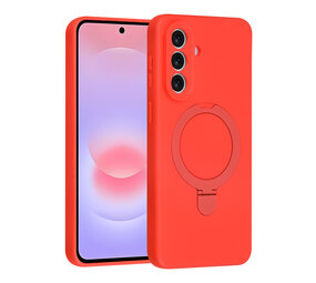 TUNIQ TUNIQ Galaxy A57 Back cover case - Magsafe With Ring Stand - Hanger - Classic Red