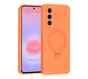 TUNIQ TUNIQ Galaxy A57 Back cover coque - Magsafe With Ring Stand - Hanger - Tangerine Orange TUNIQ TUNIQ Galaxy A57 Back cover coque - Magsafe With Ring Stand - Hanger - Tangerine Orange