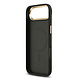 Guess Guess iPhone 17 Air Back-Cover hul - MagSafe - 4G Strass Logo - Gold Edge - Schwarz