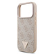 Guess Guess iPhone 17 Pro Back-Cover hul - MagSafe - 4G Triangle Logo - Pearl Strap - Rosa
