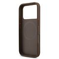 Guess Guess iPhone 17 Pro/iPhone 18 Pro Handyhülle MagSafe 4G dreieckiges Logo Perlenband - Braun