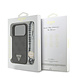 Guess Guess iPhone 17 Pro Backcover hoesje - MagSafe - 4G Triangle Logo - Pearl Strap - Zwart