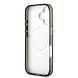 Karl Lagerfeld Karl Lagerfeld iPhone 17 Backcover hoesje - MagSafe - IML Glitter K&C Heads Logo - Zwart