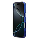 Guess Guess iPhone 17 Backcover hoesje - Magsafe - IML Peony Hot Stamp Design - Blauw