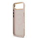 Guess Guess iPhone 17 Air Backcover hoesje - MagSafe - 4G Strass Logo - Gold Edge - Roze