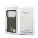 Guess Guess iPhone 17 Pro Back-Cover hul - MagSafe - 4G Triangle Logo - Gold Edge - Schwarz