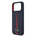Red Bull Racing Red Bull Racing iPhone 17 Pro Max/iPhone 18 Pro Max Coque arrière MagSafe Silicone liquide Powerbar - Bleu marine