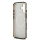 Guess Guess iPhone 17 Back cover coque - MagSafe - Peony on 4G Background - Noir