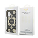 Guess Guess iPhone 17 Backcover hoesje - MagSafe - Peony on 4G Background - Zwart