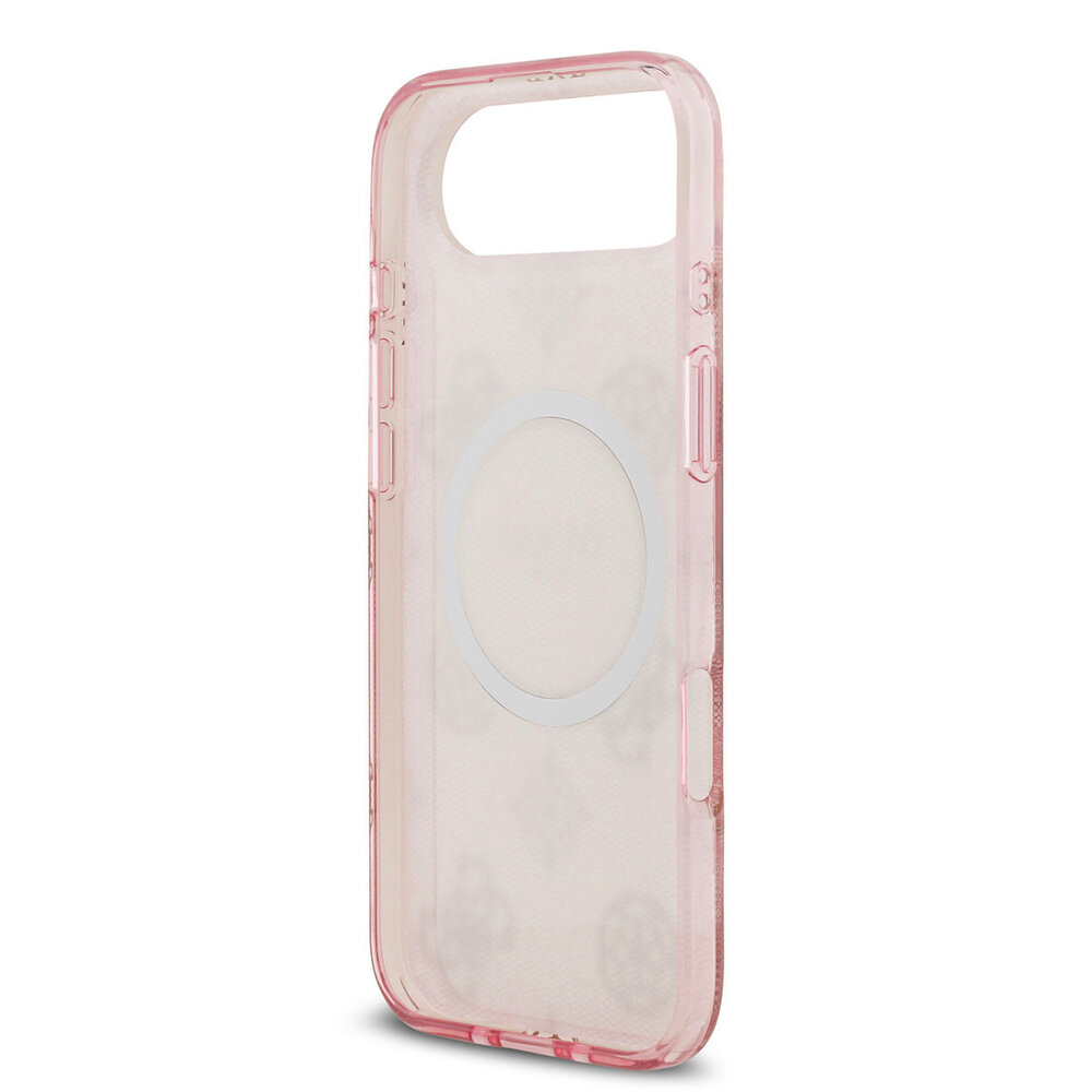 Guess Guess iPhone 17 Air Backcover hoesje - MagSafe - Peony on 4G Background - Roze