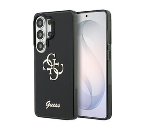 Guess Guess Galaxy S26 Ultra Back-Cover hul - MagSafe - 4G Script Metal Logo - Black Edge - Schwarz Guess Guess Galaxy S26 Ultra Back-Cover hul - MagSafe - 4G Script Metal Logo - Black Edge - Schwarz