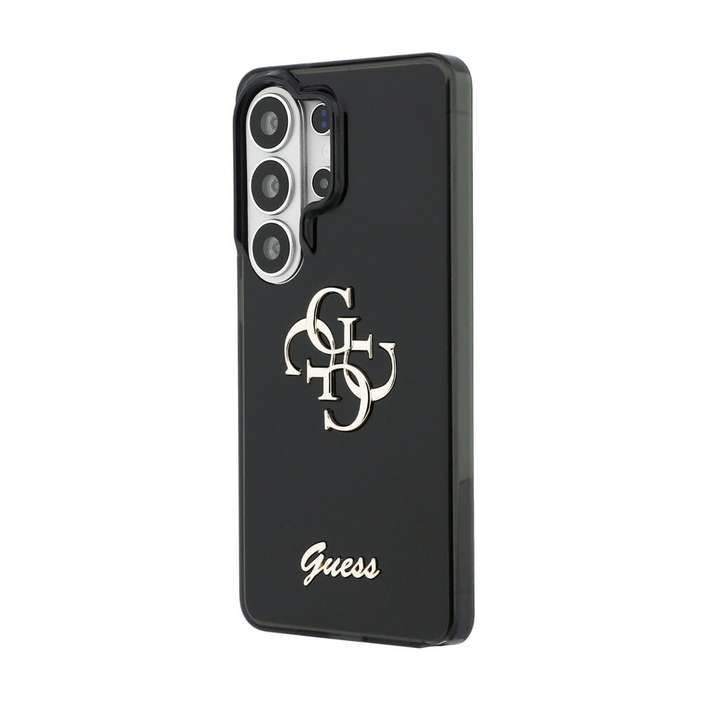 Guess Guess Galaxy S26 Ultra Back-Cover hul - MagSafe - 4G Script Metal Logo - Black Edge - Schwarz Guess Guess Galaxy S26 Ultra Back-Cover hul - MagSafe - 4G Script Metal Logo - Black Edge - Schwarz
